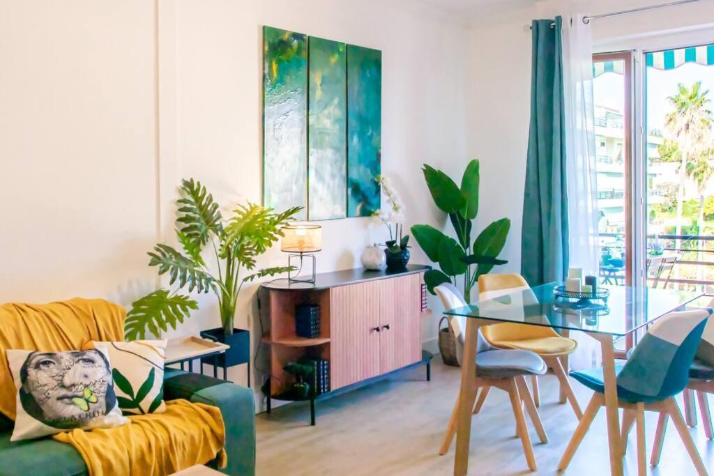 L45 Suite St Marguerite Sea View/ Balcon, Parking Wifi Ницца Экстерьер фото
