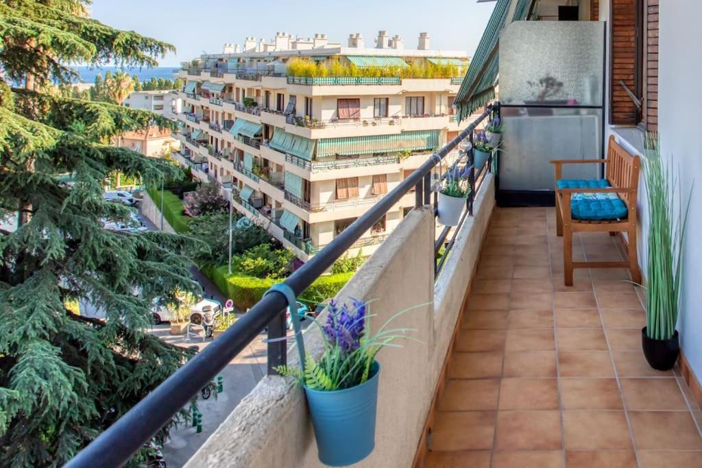 L45 Suite St Marguerite Sea View/ Balcon, Parking Wifi Ницца Экстерьер фото